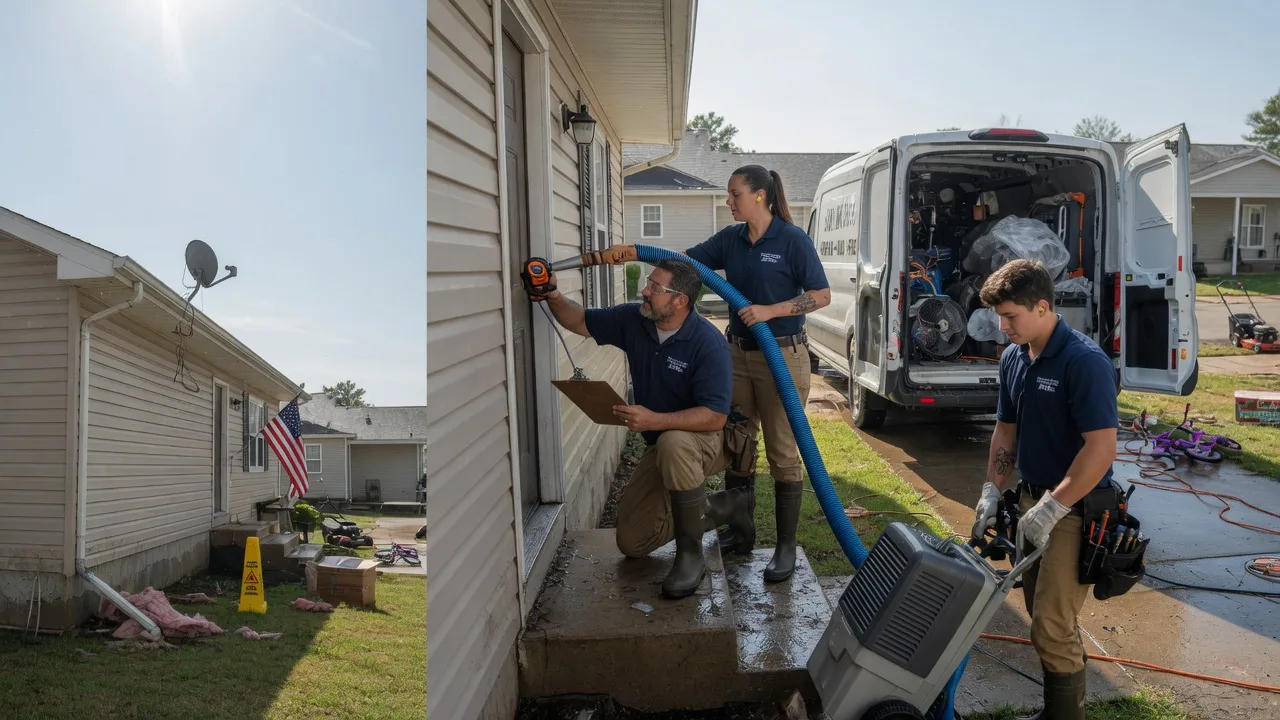Ceiling Water Damage Restoration in Glenville, MN near me
